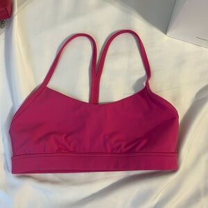 Lululemon Sonic Pink Flow Y Bra
